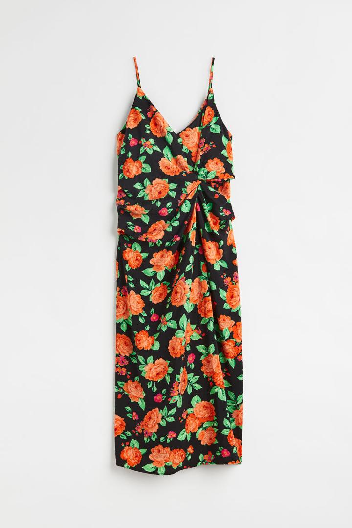 H & M - Knot-detail Dress - Black