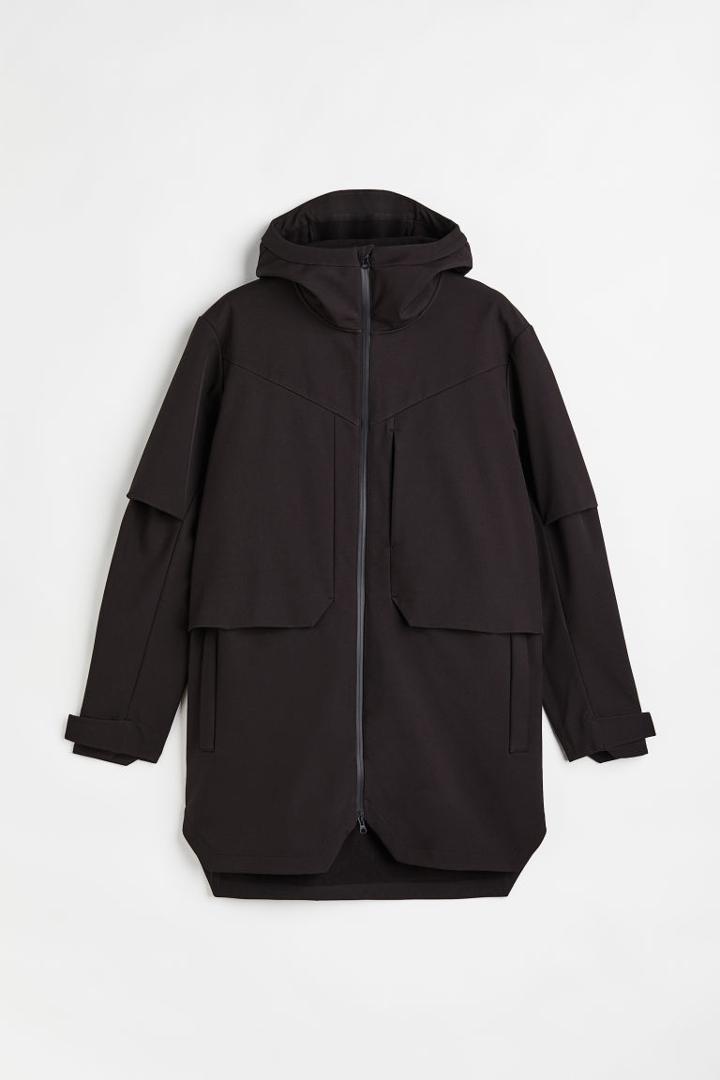 H & M - Softshell Parka - Black