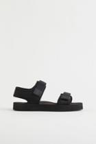 H & M - Scuba-look Sandals - Black