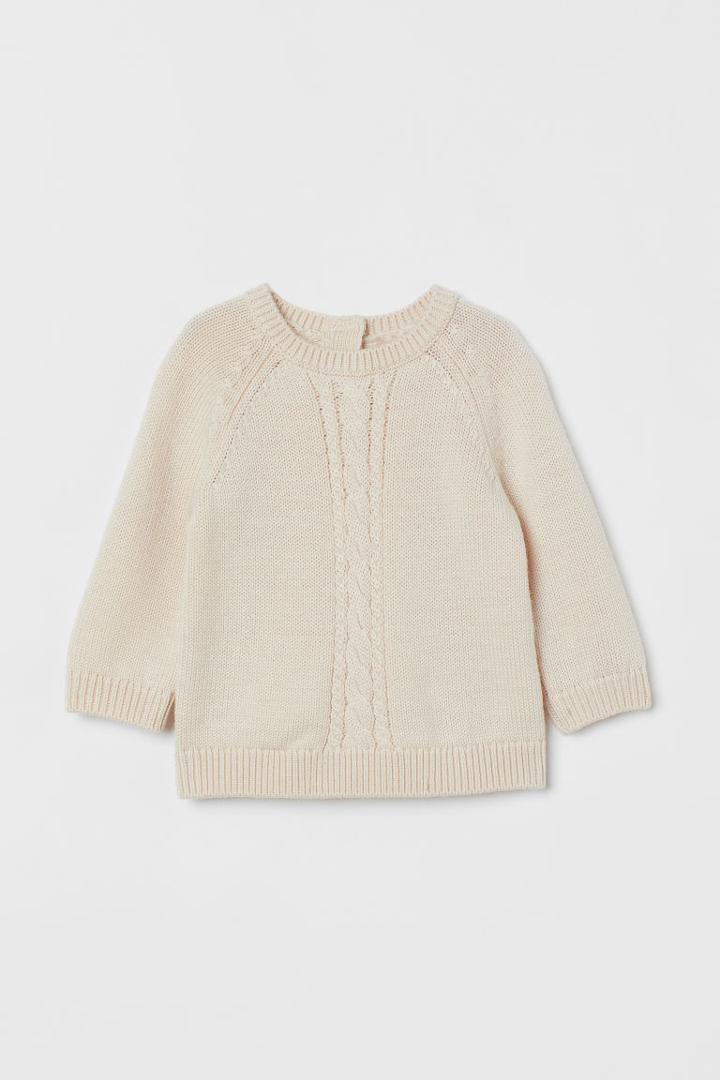 H & M - Wool Sweater - Beige