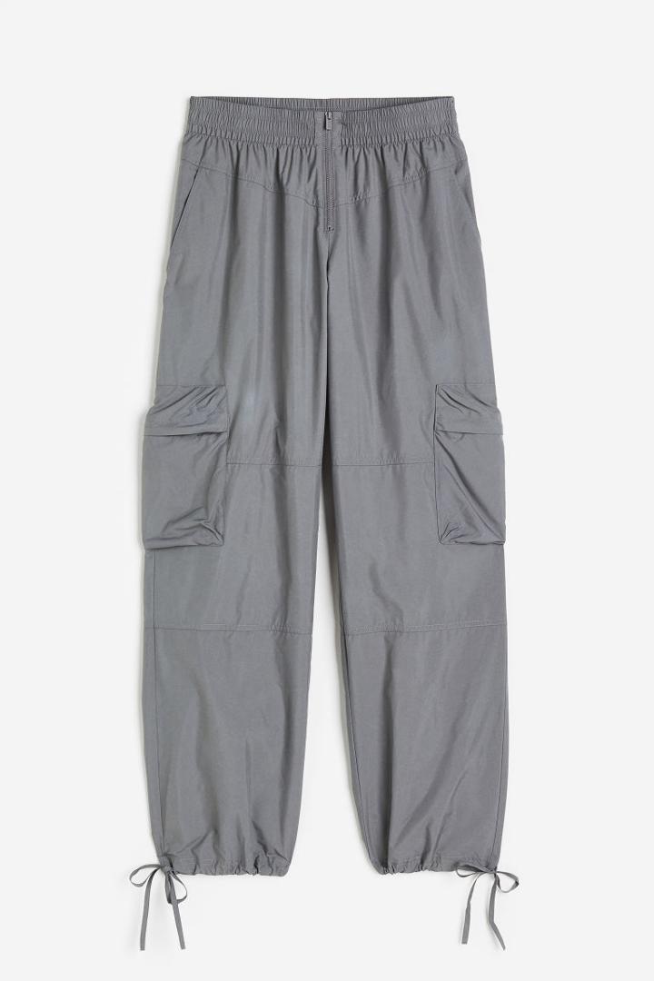 H & M - Sports Cargo Pants - Gray