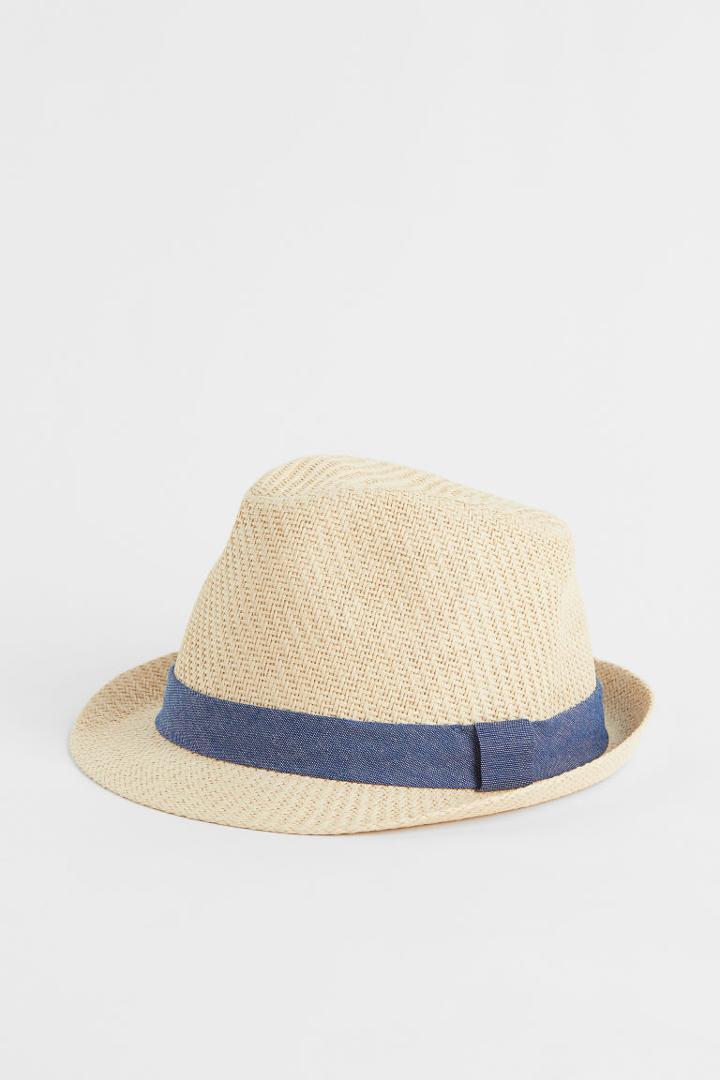 H & M - Straw Hat - Beige