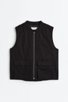 H & M - Padded Vest - Black