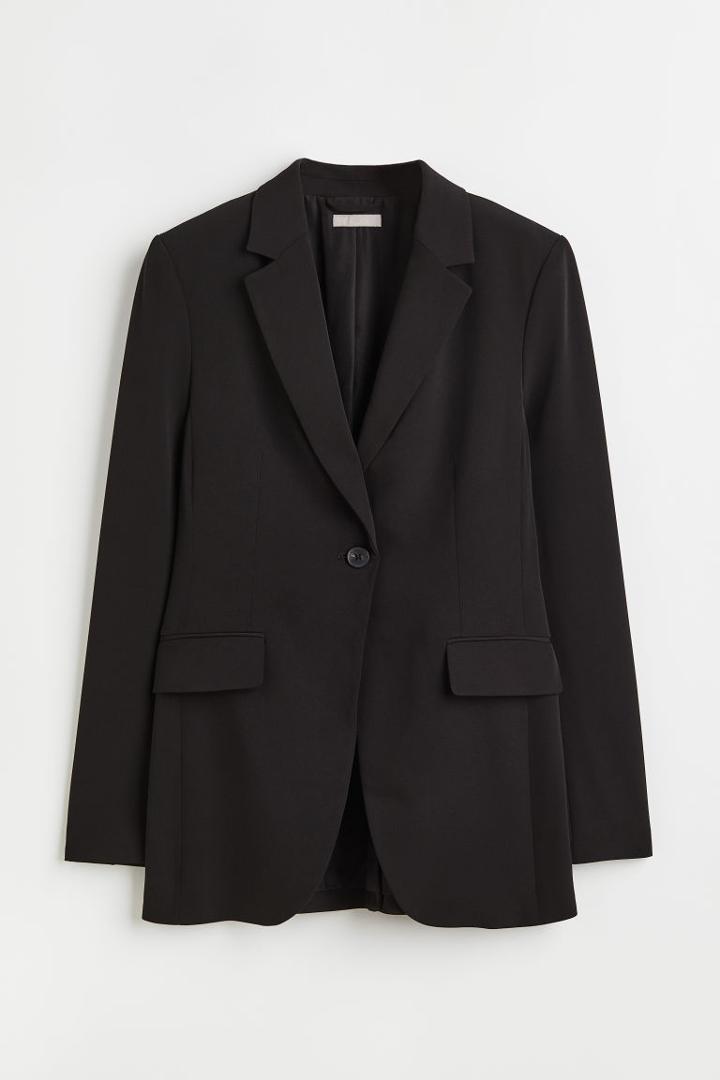 H & M - Fitted Blazer - Black