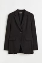 H & M - Fitted Blazer - Black