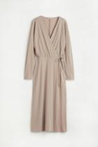 H & M - Wrap Dress - Beige