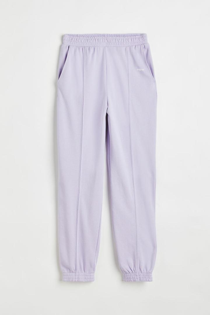 H & M - Oversized Joggers - Purple