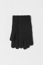 H & M - Fine-knit Gloves - Black