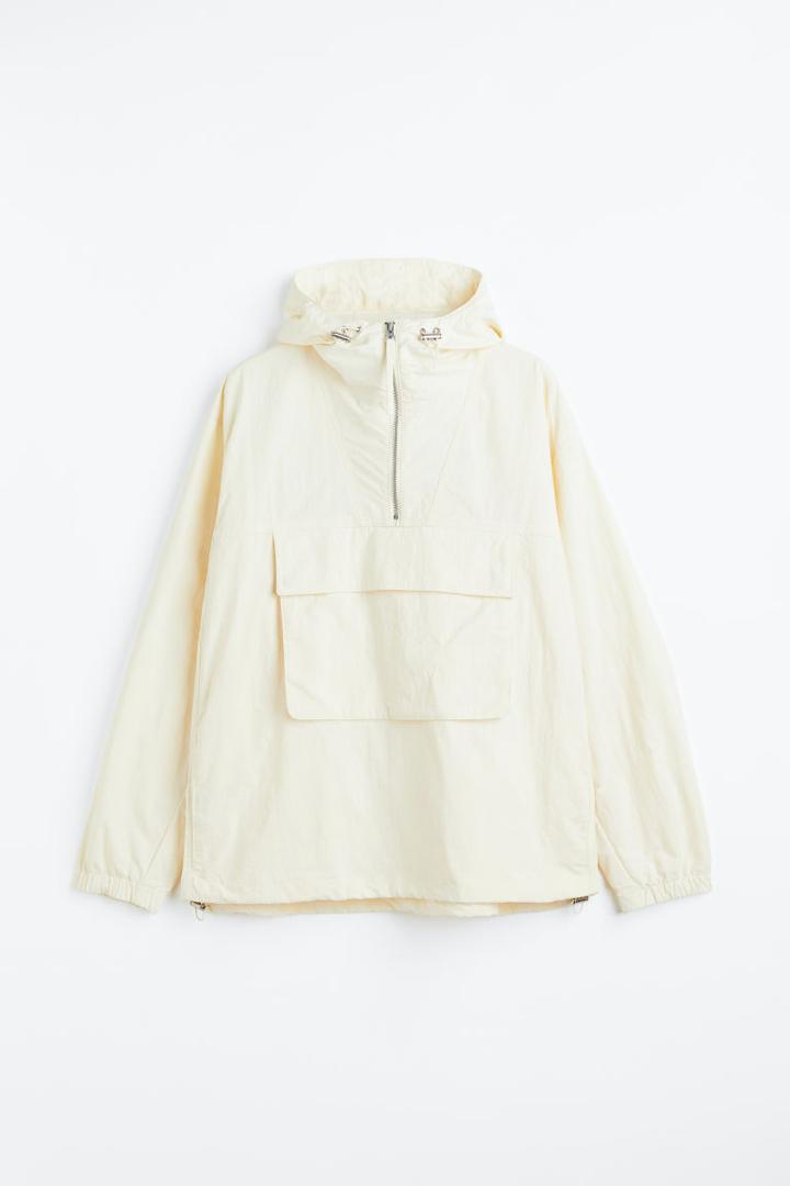 H & M - Water-repellent Anorak - White