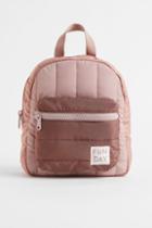 H & M - Padded Backpack - Pink