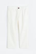 H & M - Cotton Chinos - White