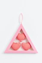 H & M - 3-pack Heart-shaped Bath Fizzers - Red