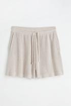 H & M - Knit Shorts - Beige
