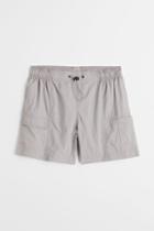 H & M - Leg-pocket Swim Shorts - Gray
