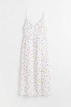 H & M - Crped Dress - White