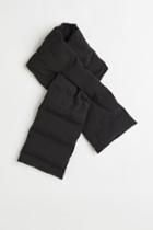 H & M - Padded Scarf - Black
