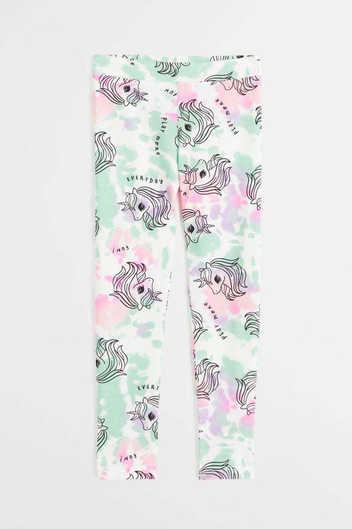 H & M - Leggings - White