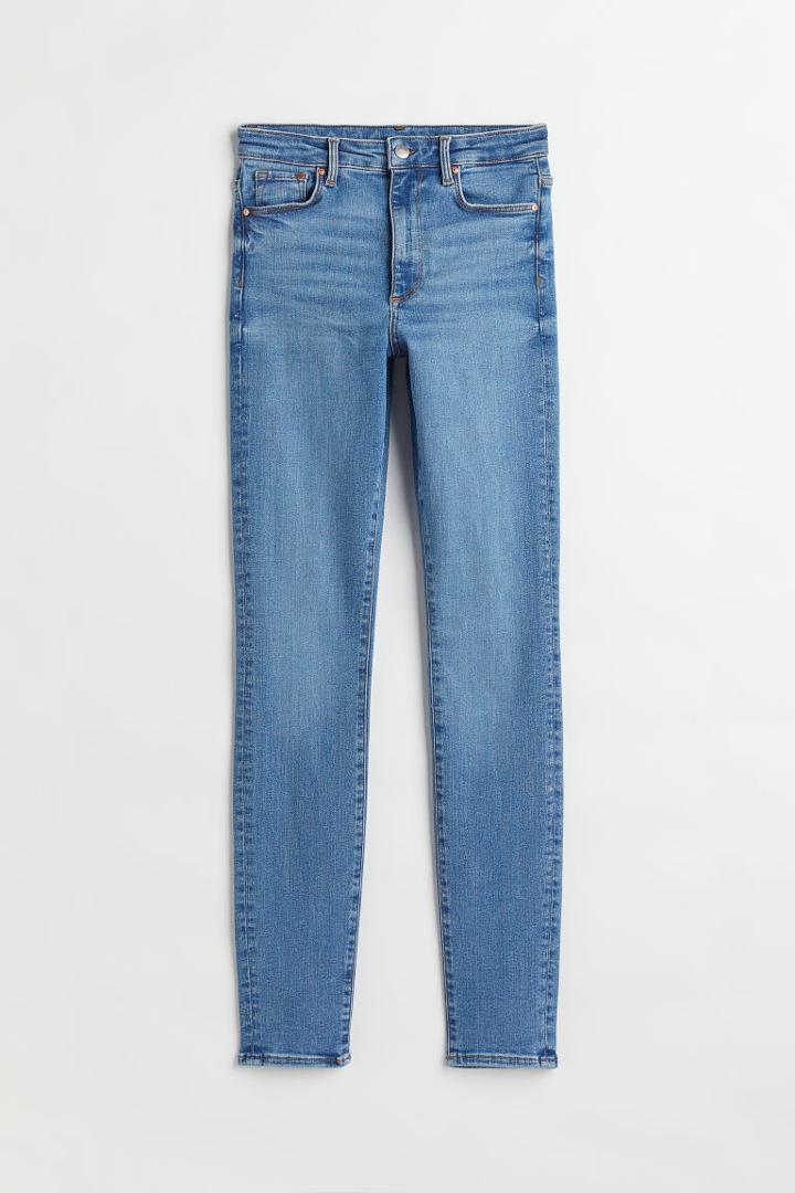 H & M - Shaping High Jeans - Blue