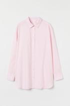 H & M - Cotton Shirt - Pink