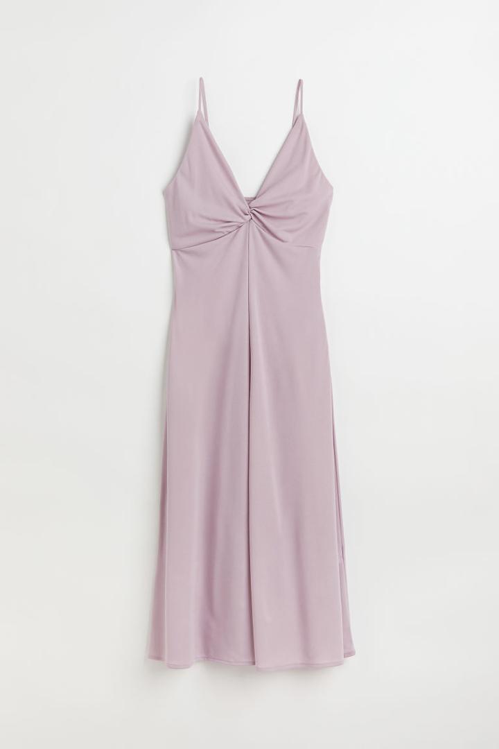 H & M - V-neck Dress - Purple