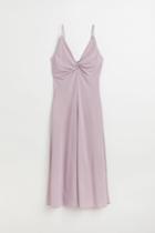 H & M - V-neck Dress - Purple