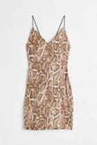 H & M - Backless Dress - Beige