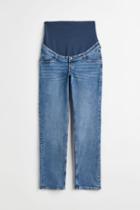 H & M - Mama Straight High Jeans - Blue
