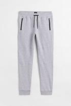 H & M - Skinny Fit Joggers - Gray