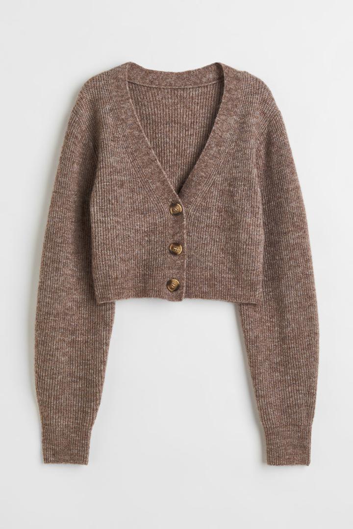 H & M - Short Cardigan - Beige