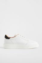 H & M - Leather Sneakers - White