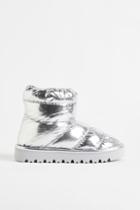 H & M - Padded Boots - Silver