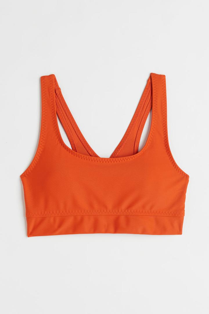 H & M - Sports Bikini Top - Orange