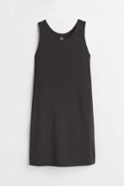 H & M - Sports Dress With Bike Shorts - Black