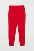 H & M - Cotton-blend Sweatpants - Red