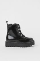 H & M - Warm-lined Boots - Black
