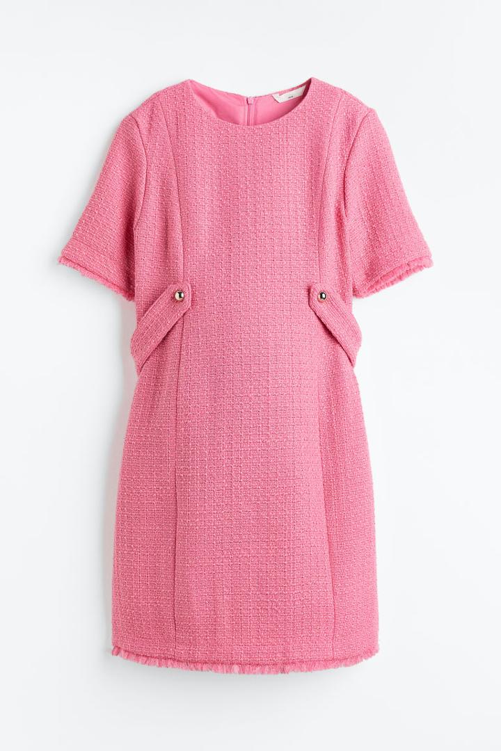H & M - Mama Boucl Dress - Pink