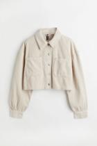 H & M - Crop Shacket - Beige