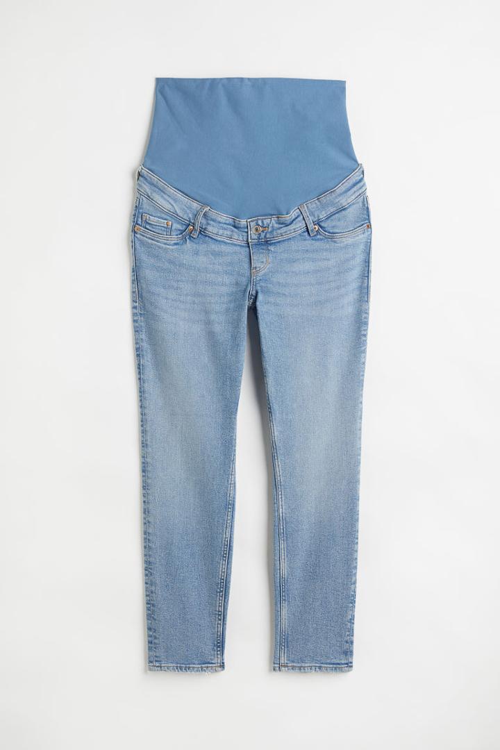 H & M - Mama Slim Ankle Jeans - Blue