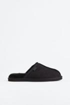 H & M - Pile-lined Slippers - Black