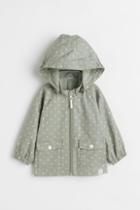 H & M - Coated Cotton Jacket - Green