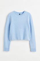 H & M - Rib-knit Sweater - Blue