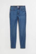 H & M - Skinny High Jeggings - Blue