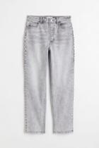 H & M - Slim Mom Ankle Jeans - Gray