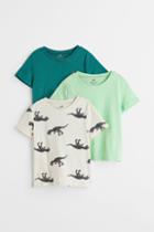 H & M - 3-pack T-shirts - Green