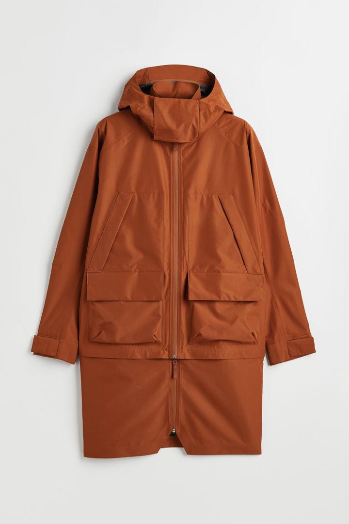 H & M - 2.5-layer Parka In Stormmove&trade; - Orange