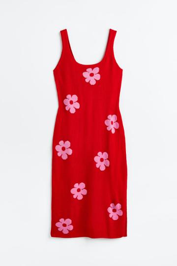 H & M - H & M+ Knit Dress - Red