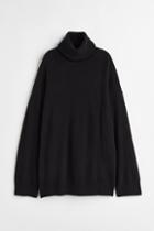 H & M - Cashmere Turtleneck Sweater - Black