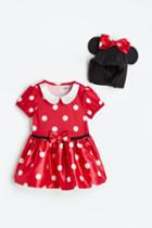 H & M - 2-piece Minnie Mouse Dress Set - Red