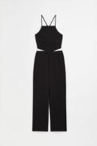 H & M - Cut-out Jumpsuit - Black