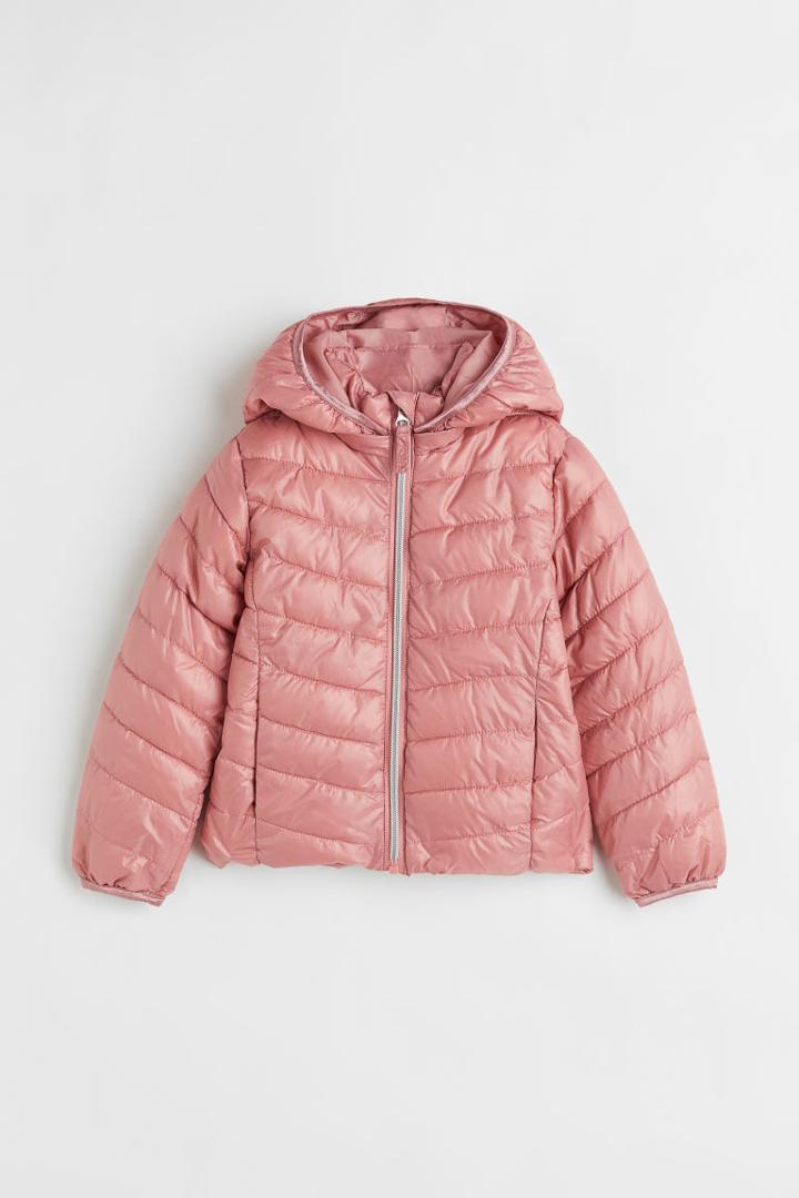 H & M - Lightweight Puffer Jacket - Pink